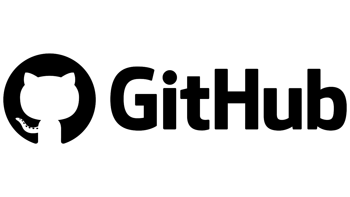 GitHub logo; a cat holding up an octopus tentacle